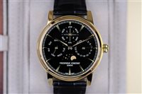 Armbanduhr Frederique Constant Herr Manufacture Classic Perpetual Calendar in Gelbgold FC-776ONB3H7 - FC-776ONB3H7